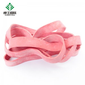 Gummiband Tillverkare anpassad färg hög elasticitet Anti-aging breddad gummiband