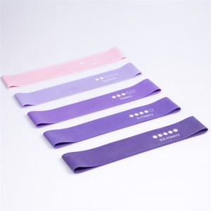 Yoga resistens gummiband inomhus utomhus fitnessutrustning 0,35 mm-1,1 mm pilates sportträning träning elastiska band